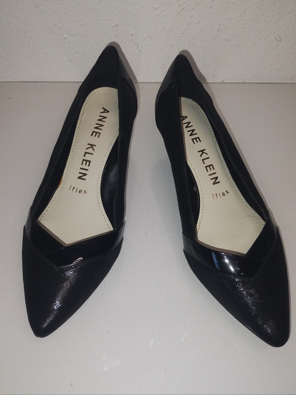 Anne Klein iFlex Maddyrose pointed-toe kitten heel pumps  Size 8